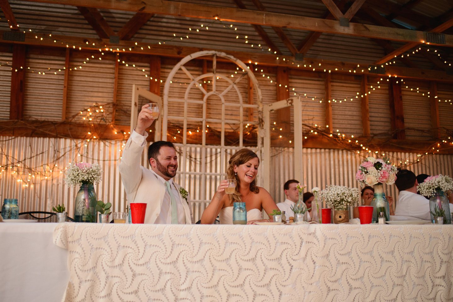 Kelly and Nathan by Neil GT Photography Sinkland Farms Christiansburg VA Wedding Toast Yeah