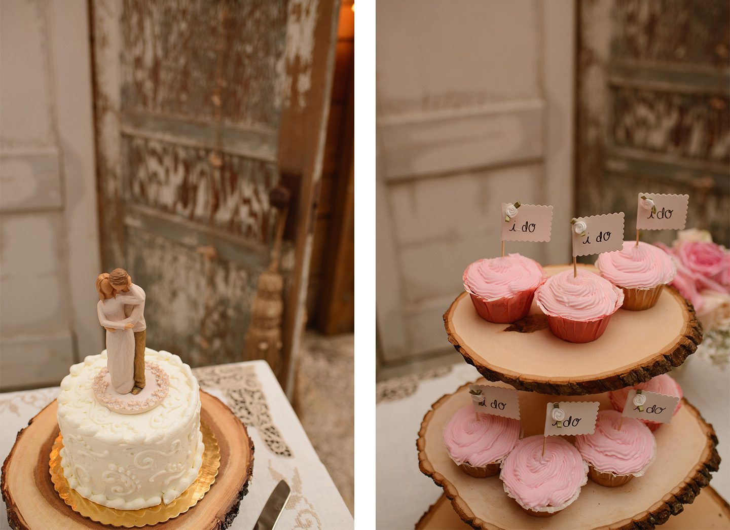 Kelly and Nathan by Neil GT Photography Sinkland Farms Christiansburg VA Wedding Cupcakes
