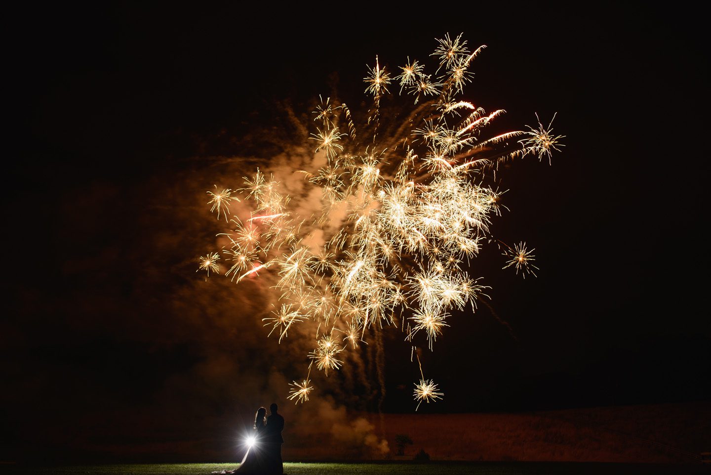 Kelly and Nathan by Neil GT Photography Sinkland Farms Christiansburg VA Wedding Bride and Groom Fireworks