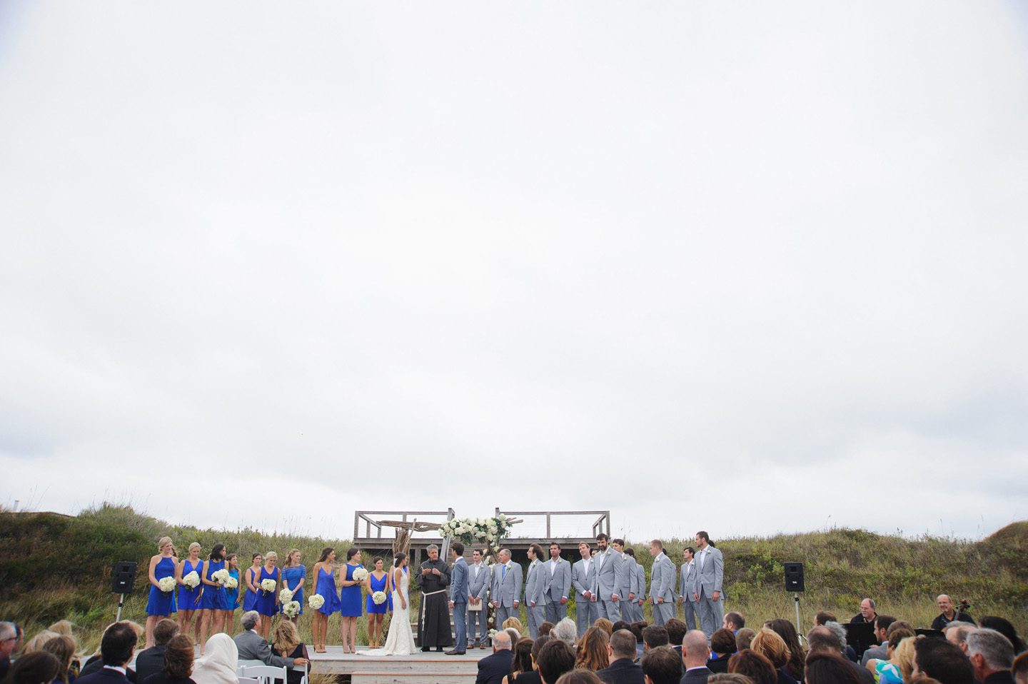 Sanderling Resort Outer Banks Wedding by Neil GT Photography Ceremony Wide