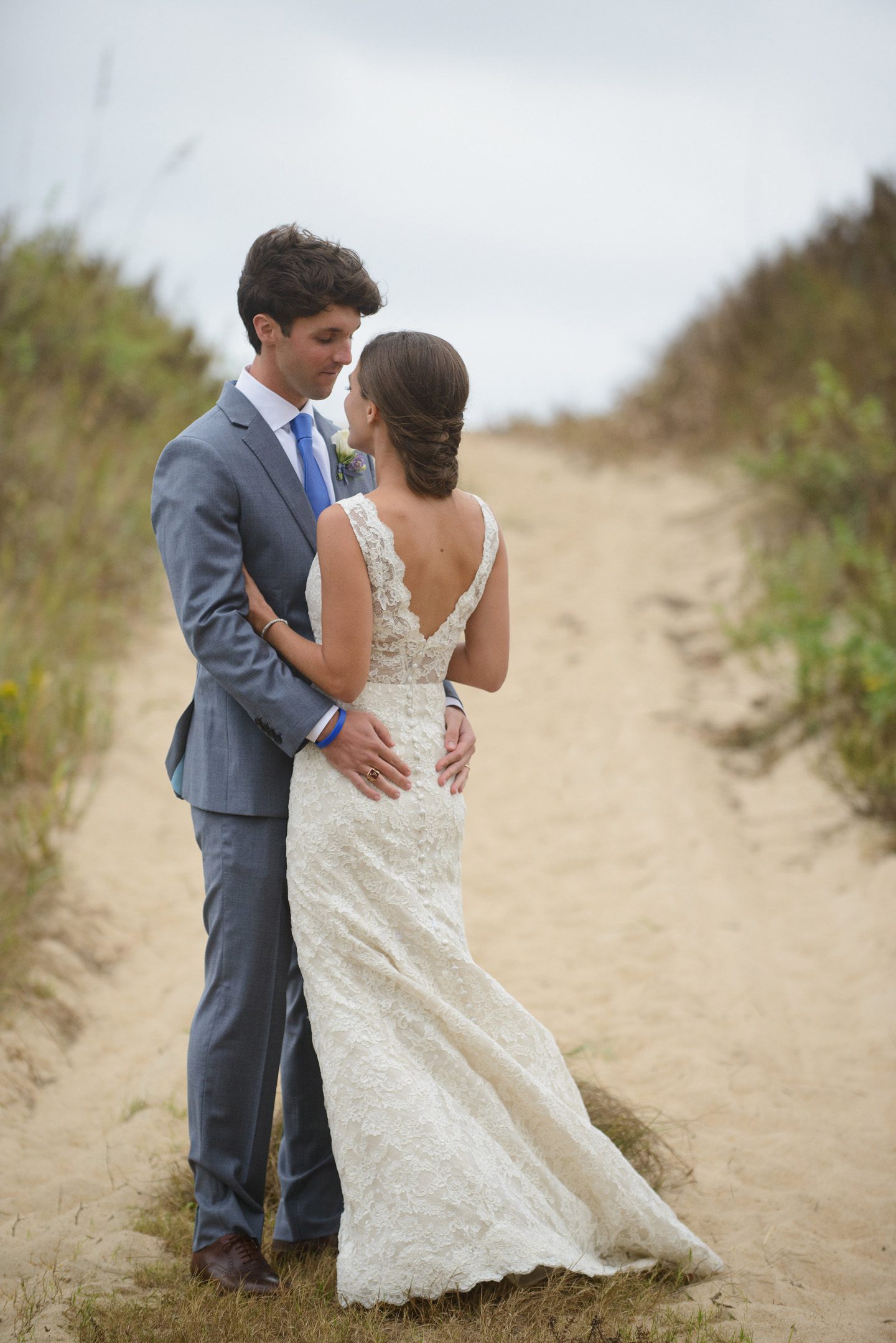 Sanderling Resort Outer Banks Wedding by Neil GT Photography Portrait Dress