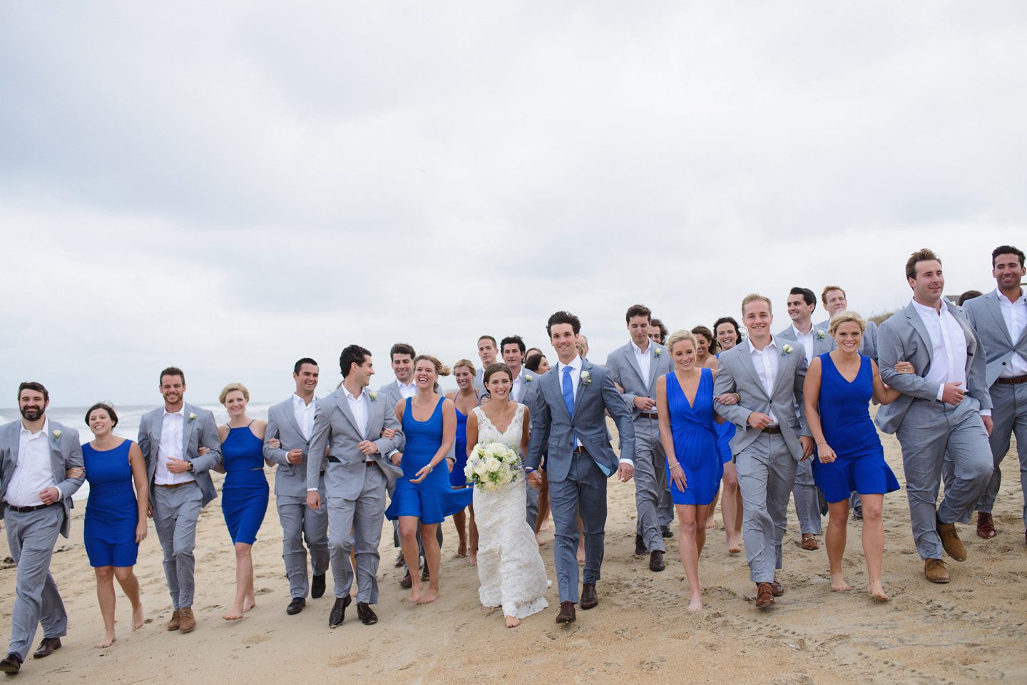 Sanderling Resort Outer Banks Wedding by Neil GT Photography Wedding Party Walking