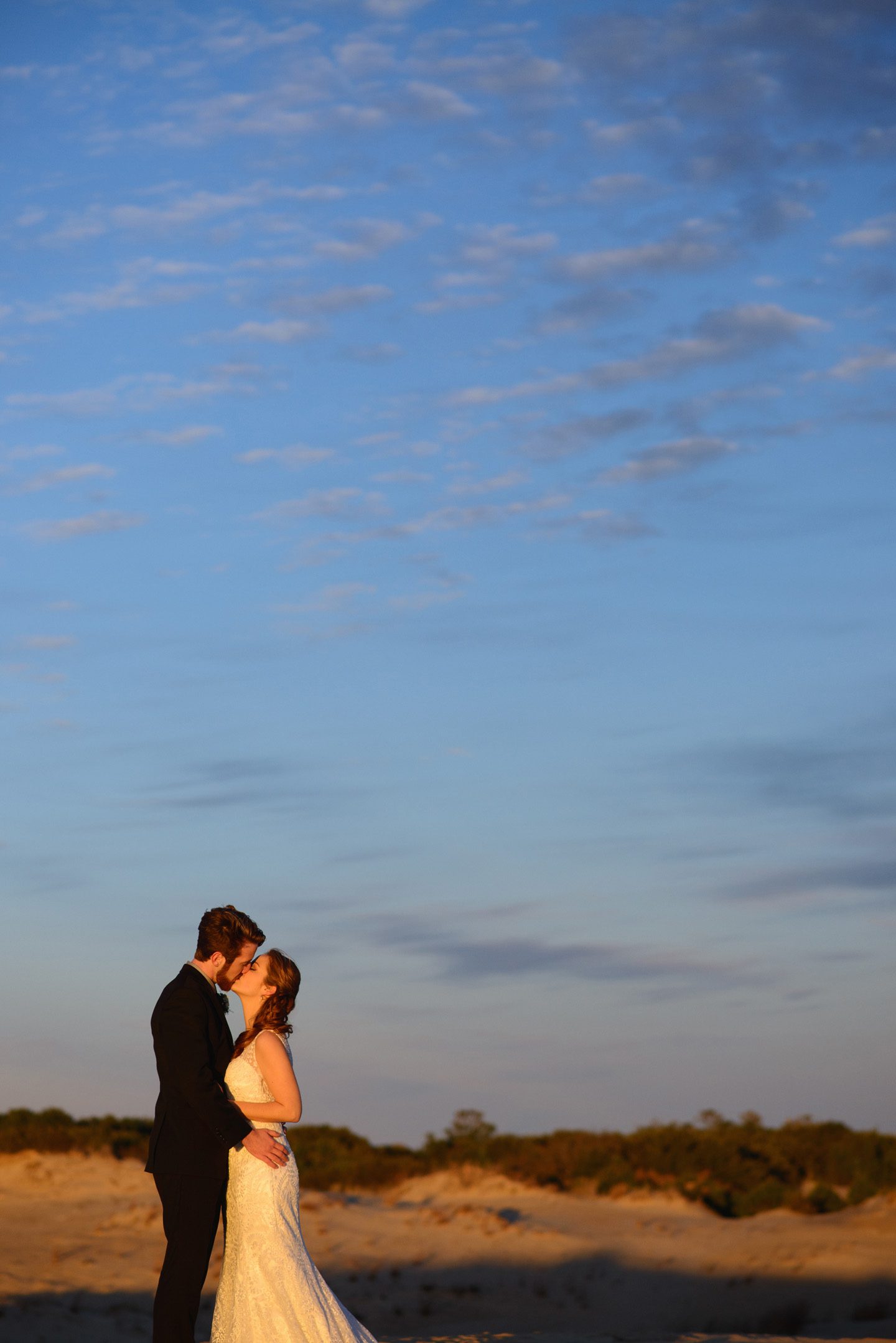Sanctuary Vineyards Outer Banks Jockey's Ridge wedding photographer by Neil GT Photography beautiful sky