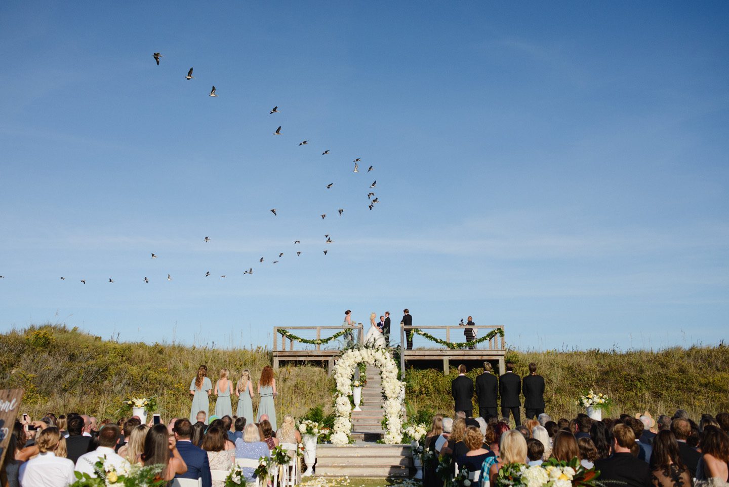 Sanderling Resort Wedding, Outer Banks, Photographer, Neil GT Photography, Beach Wedding, Observation Deck Ceremony