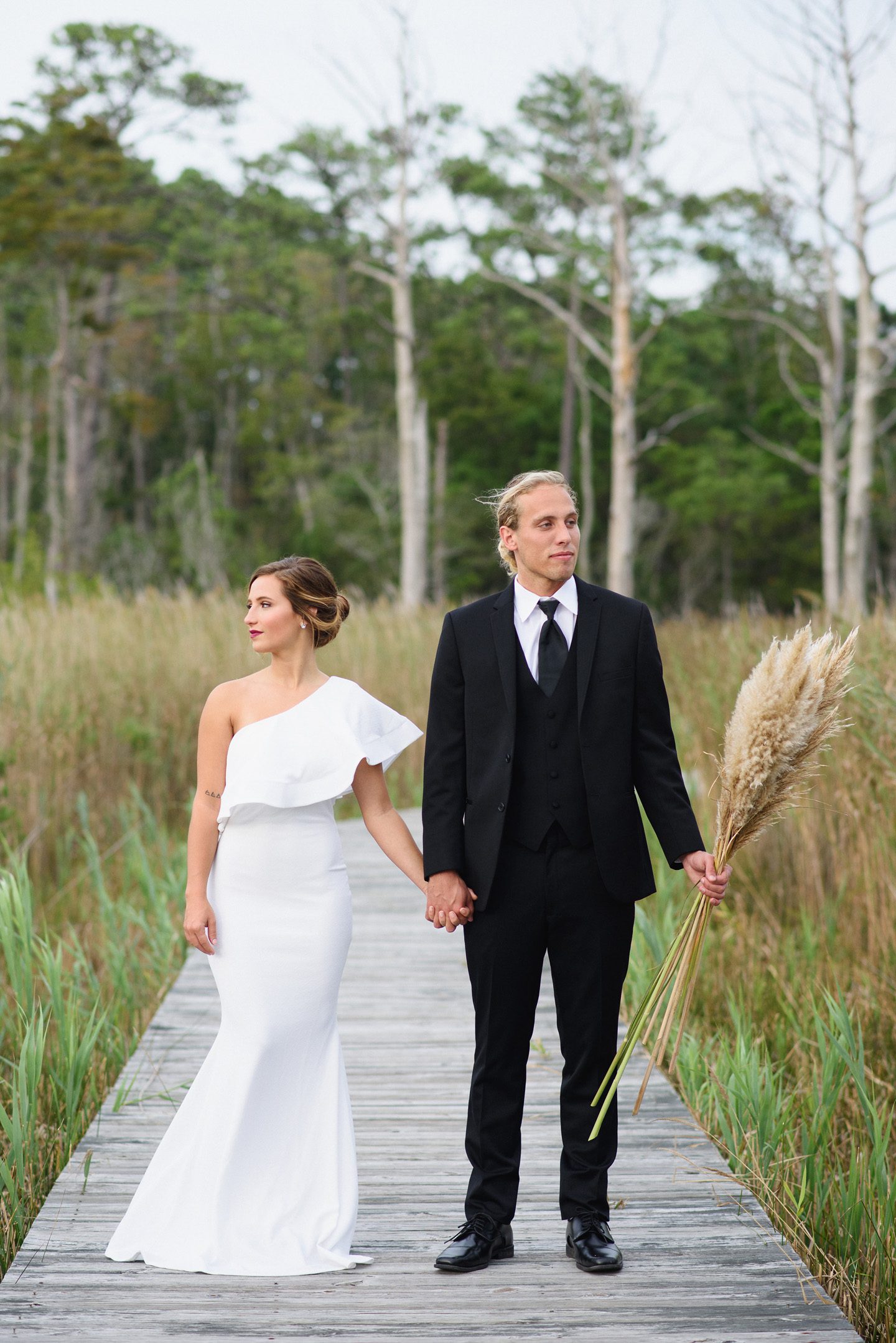Marble and Pampas Grass Outer Banks Styled Shoot Neil GT Coastyle Untucked