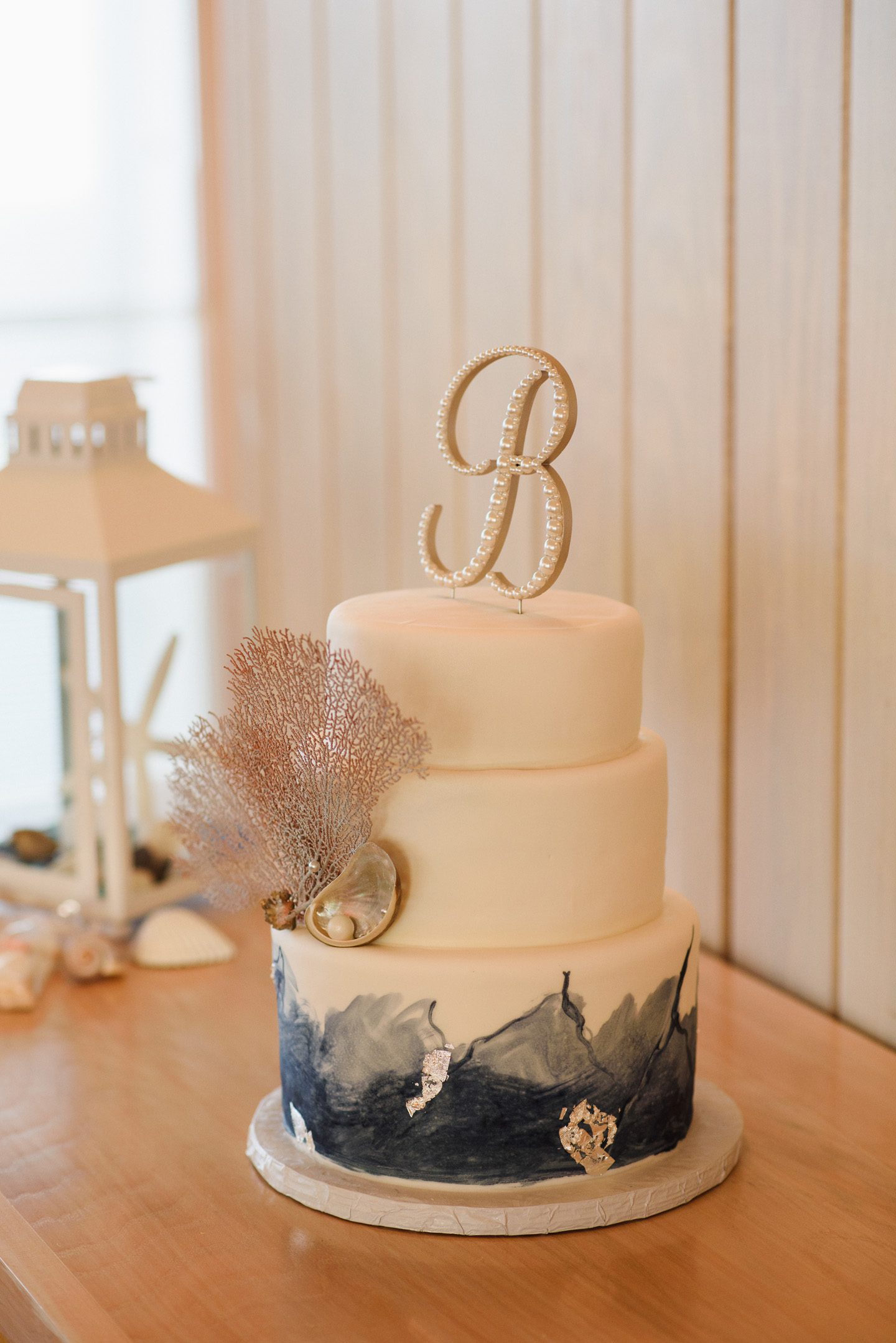 Outer Banks Wedding Photographers Neil GT Photography Palmers Island Beach Elopement Cake