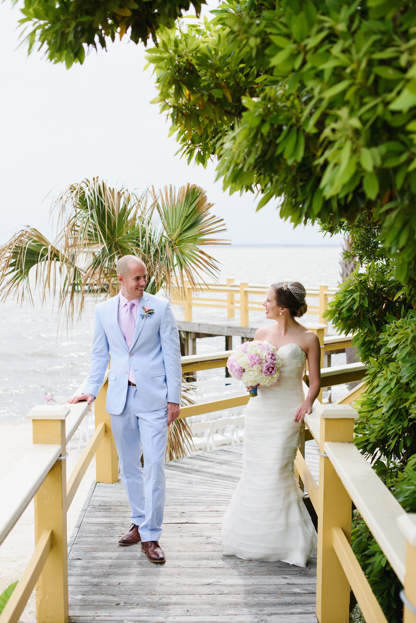 Outer Banks Wedding at the Grade Ritz Palm Photographers Neil GT Photography Soundside Portrait