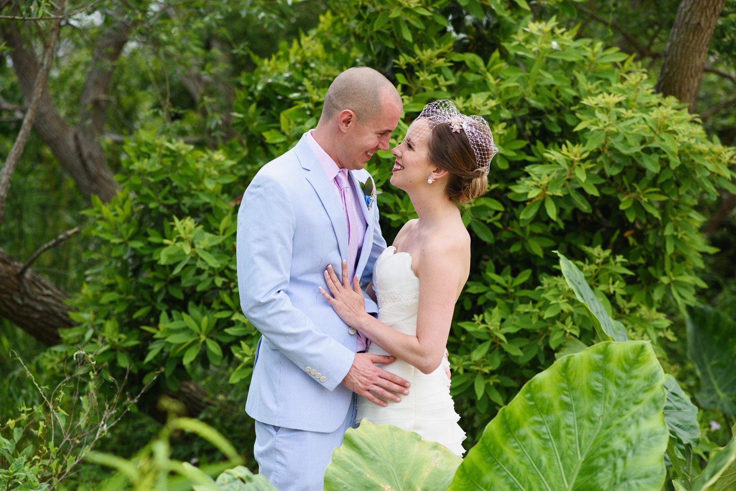 Outer Banks Wedding at the Grade Ritz Palm Photographers Neil GT Photography Tropical Portrait