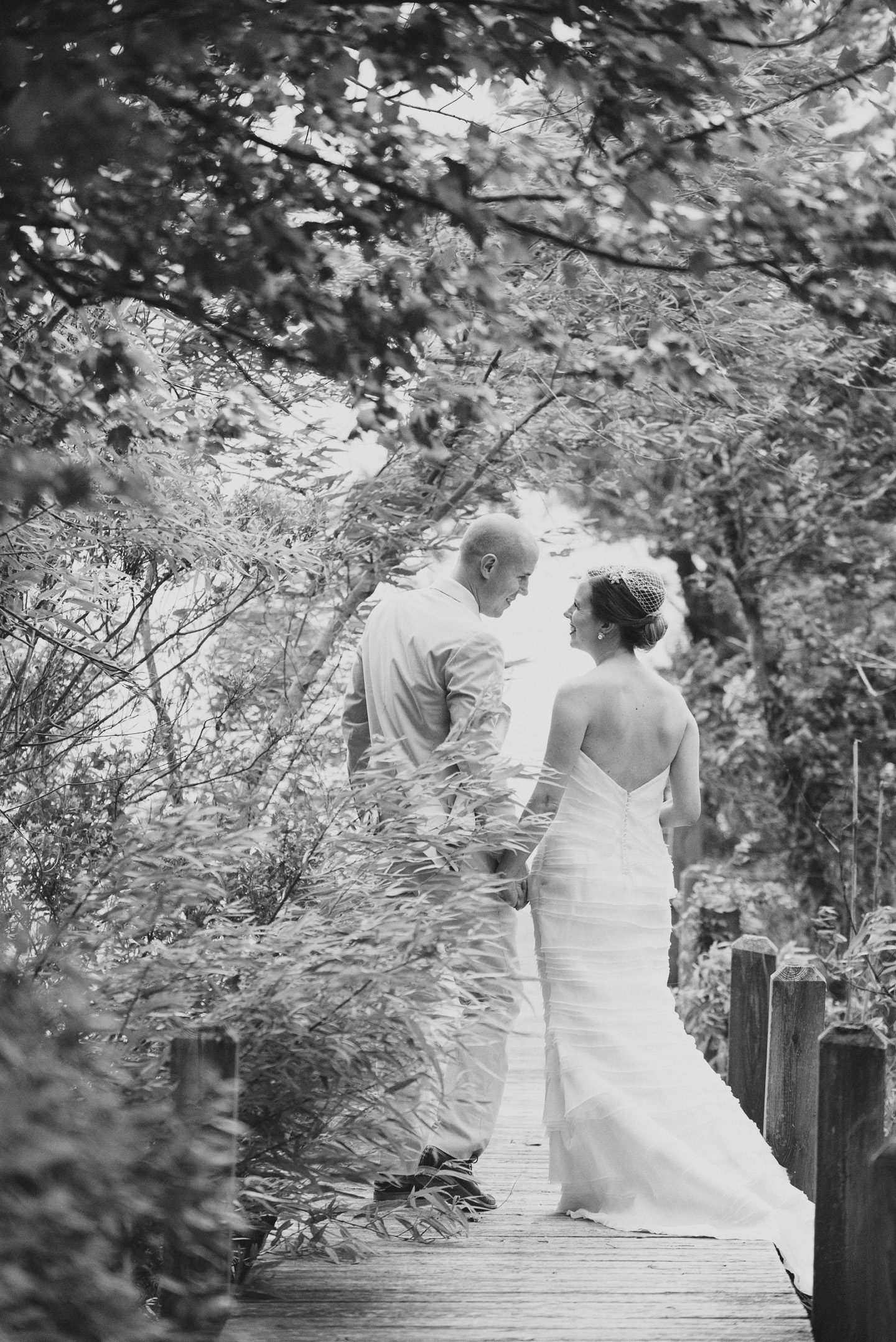 Outer Banks Wedding at the Grade Ritz Palm Photographers Neil GT Photography BW Scene