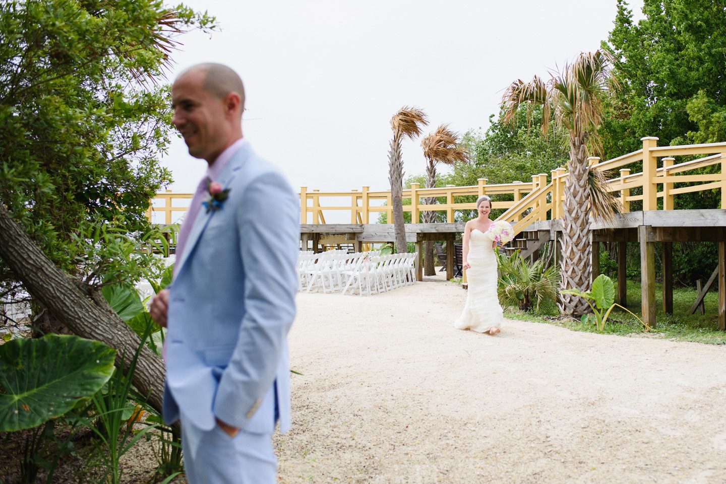 Outer Banks Wedding at the Grade Ritz Palm Photographers Neil GT Photography First Look