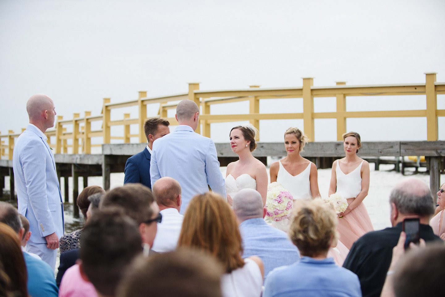 Outer Banks Wedding at the Grade Ritz Palm Photographers Neil GT Photography Ceremony Tony Joseph