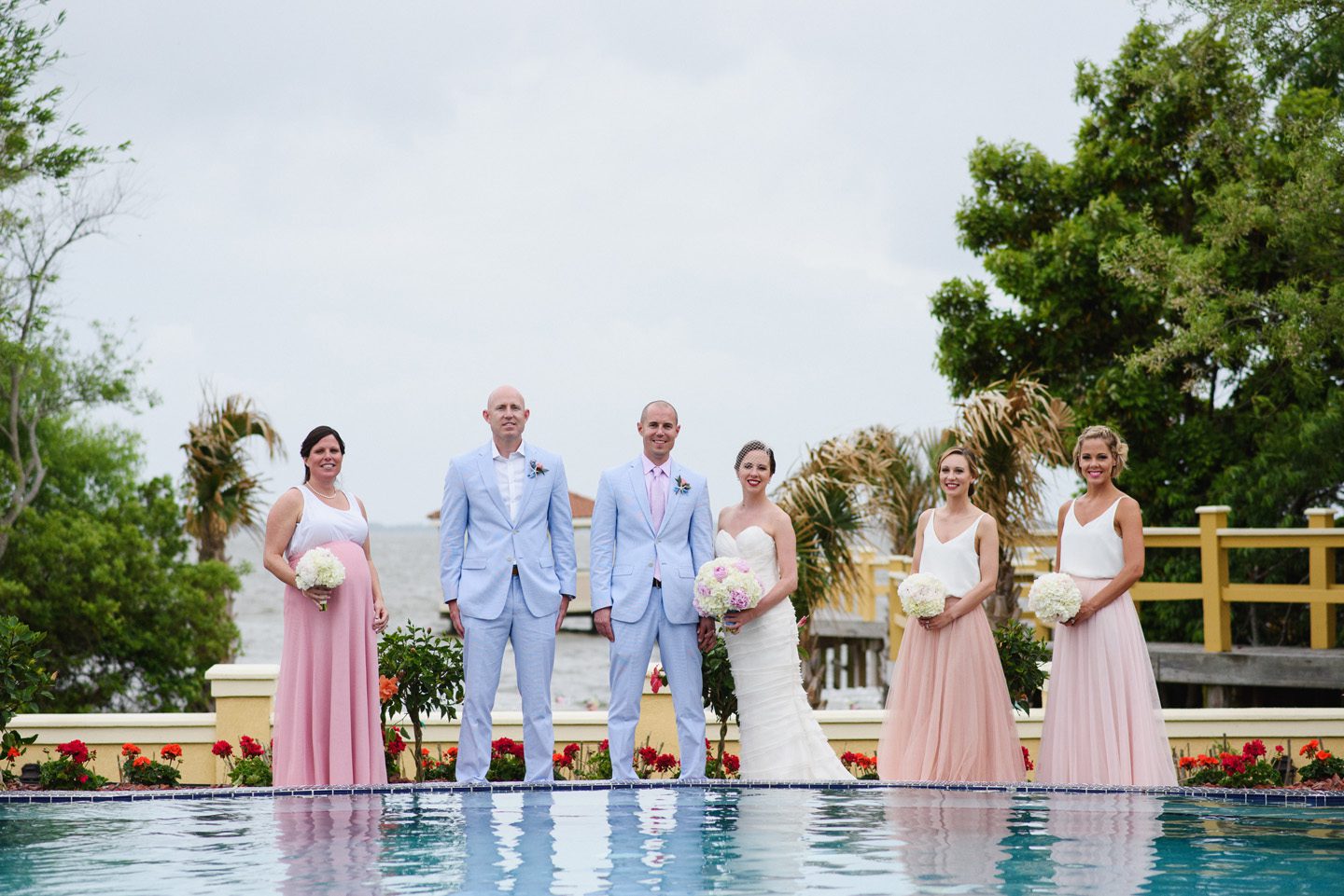 Outer Banks Wedding at the Grade Ritz Palm Photographers Neil GT Photography Wedding Party