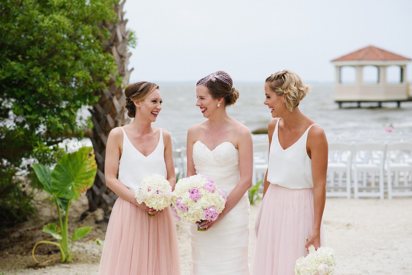 Outer Banks Wedding at the Grade Ritz Palm Photographers Neil GT Photography Bridal Party