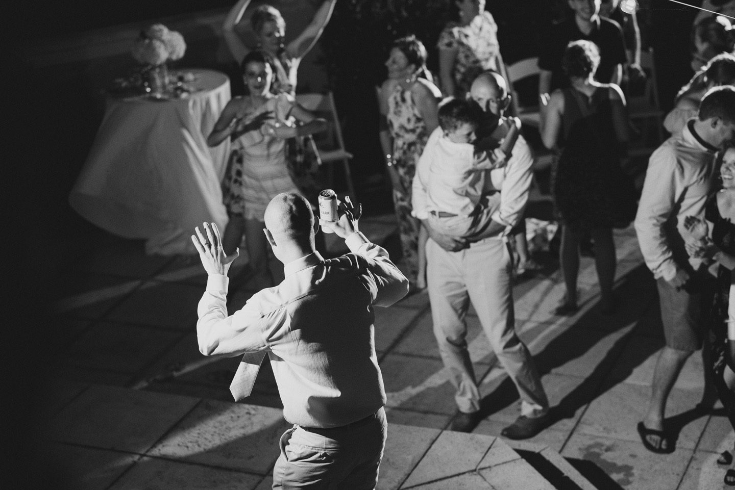 Outer Banks Wedding at the Grade Ritz Palm Photographers Neil GT Photography Reception Dancing