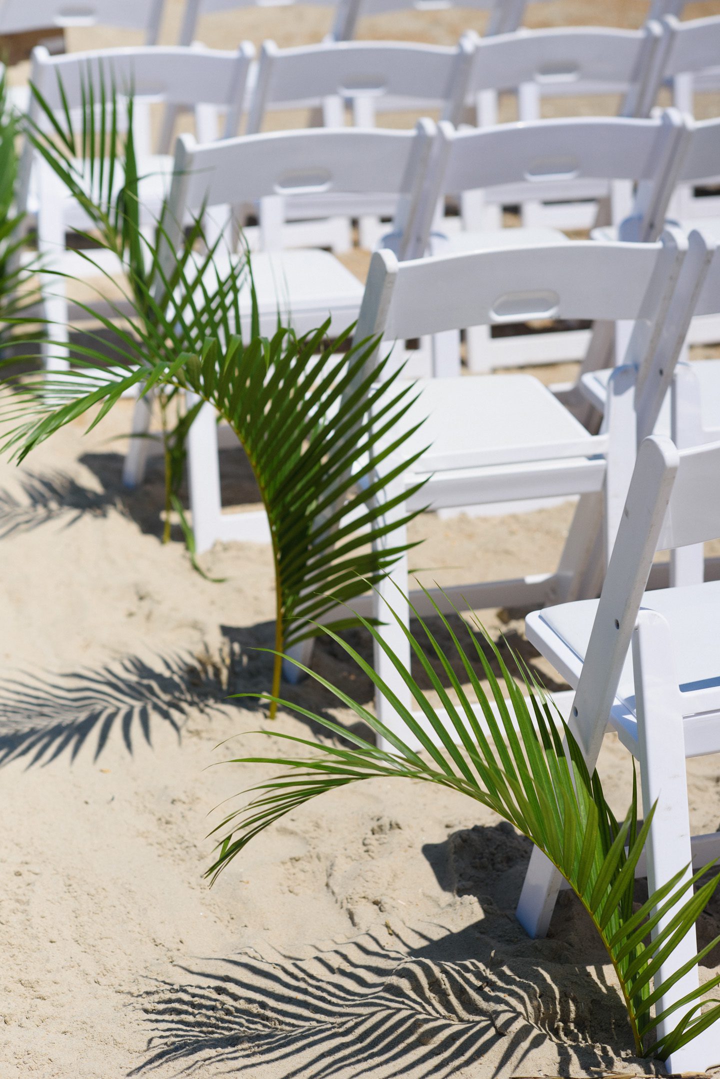 Wedding Ceremony Decor Photographer at Outer Banks Wedding at Sound to Sea Beach Club