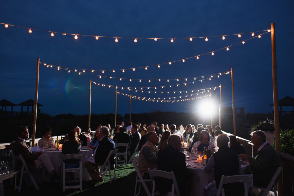 Outer Banks wedding reception at Crawford Cottage in Nags Head