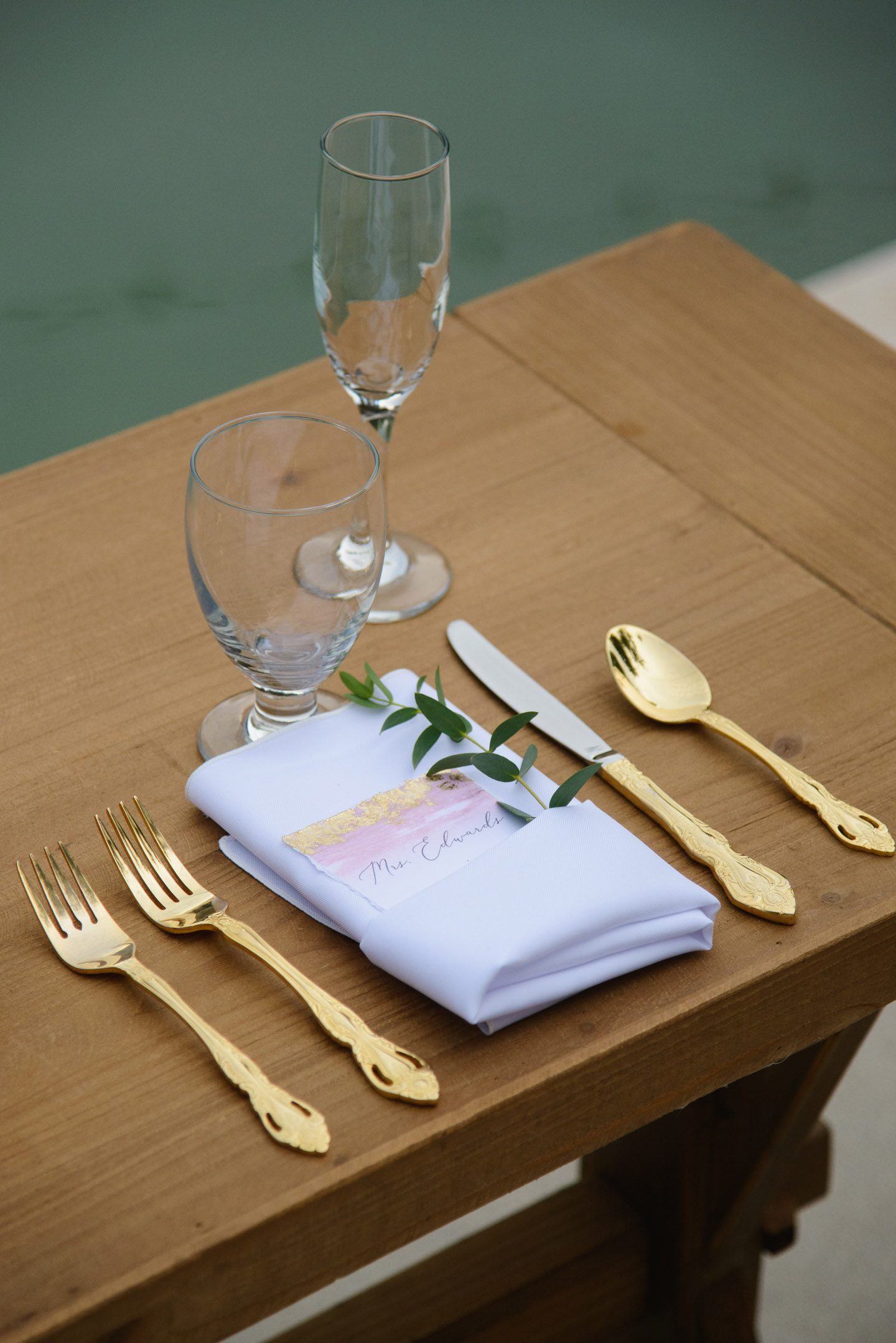 Outer Banks wedding reception decor