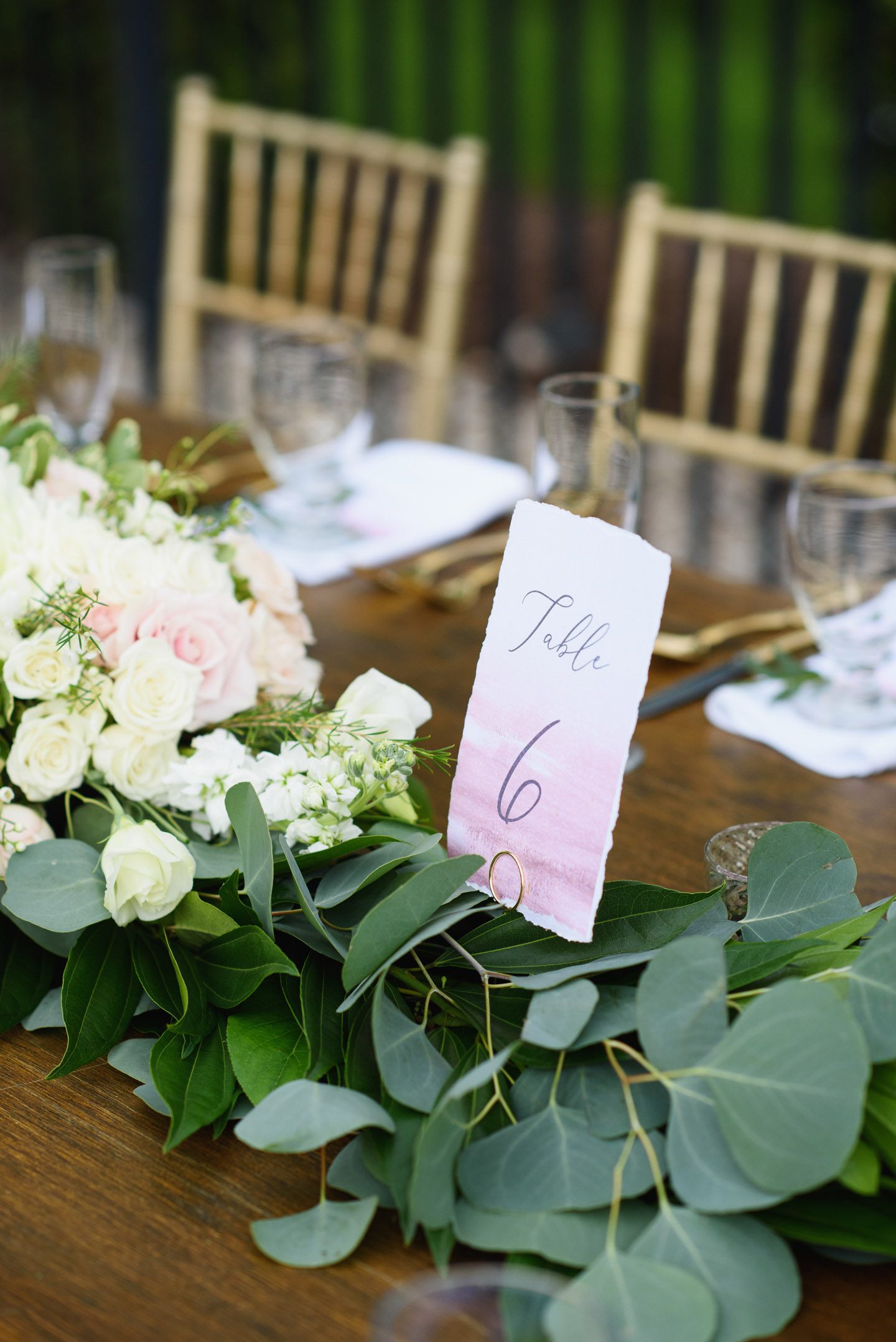 Outer Banks wedding reception decor