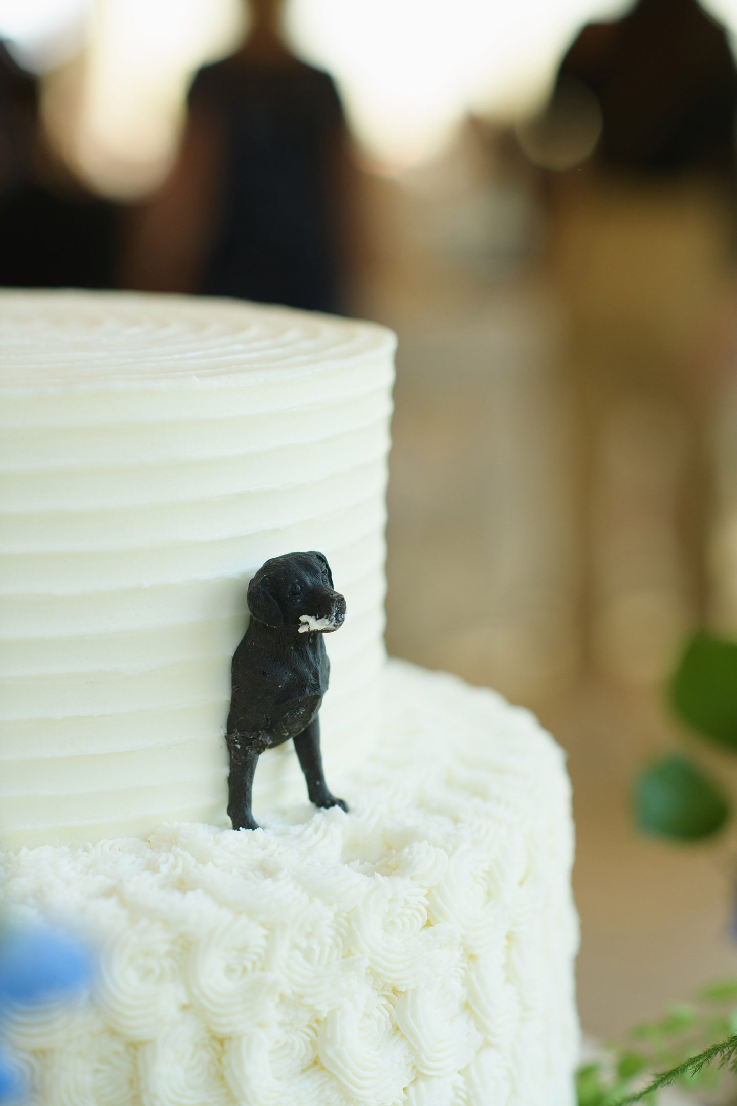 Wedding dog wedding cake topper