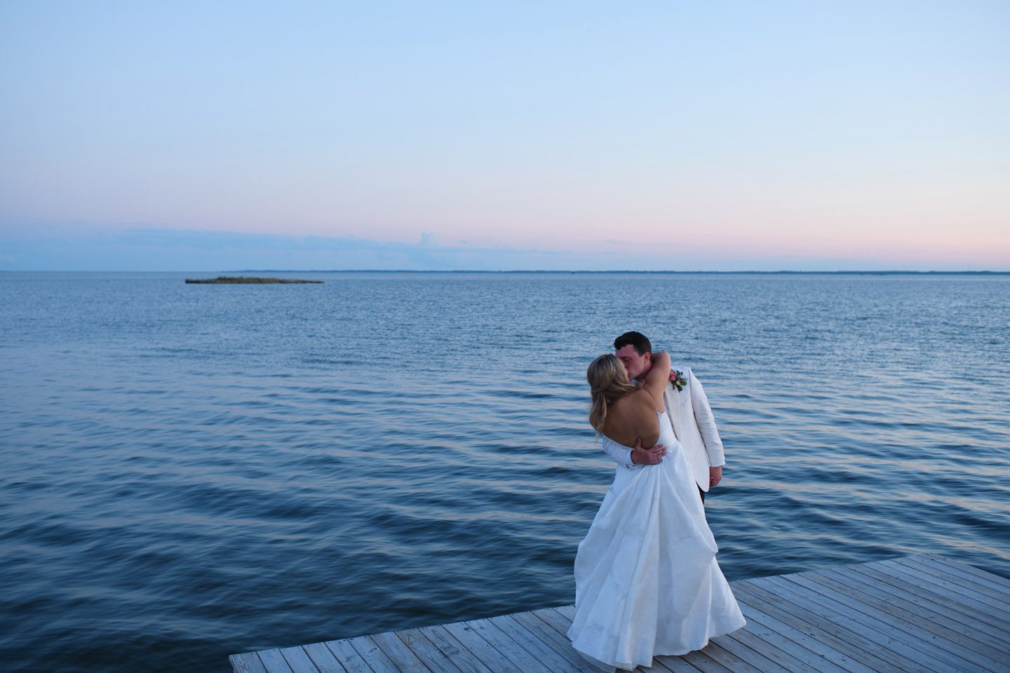 Sunset wedding photography on the Outer Banks