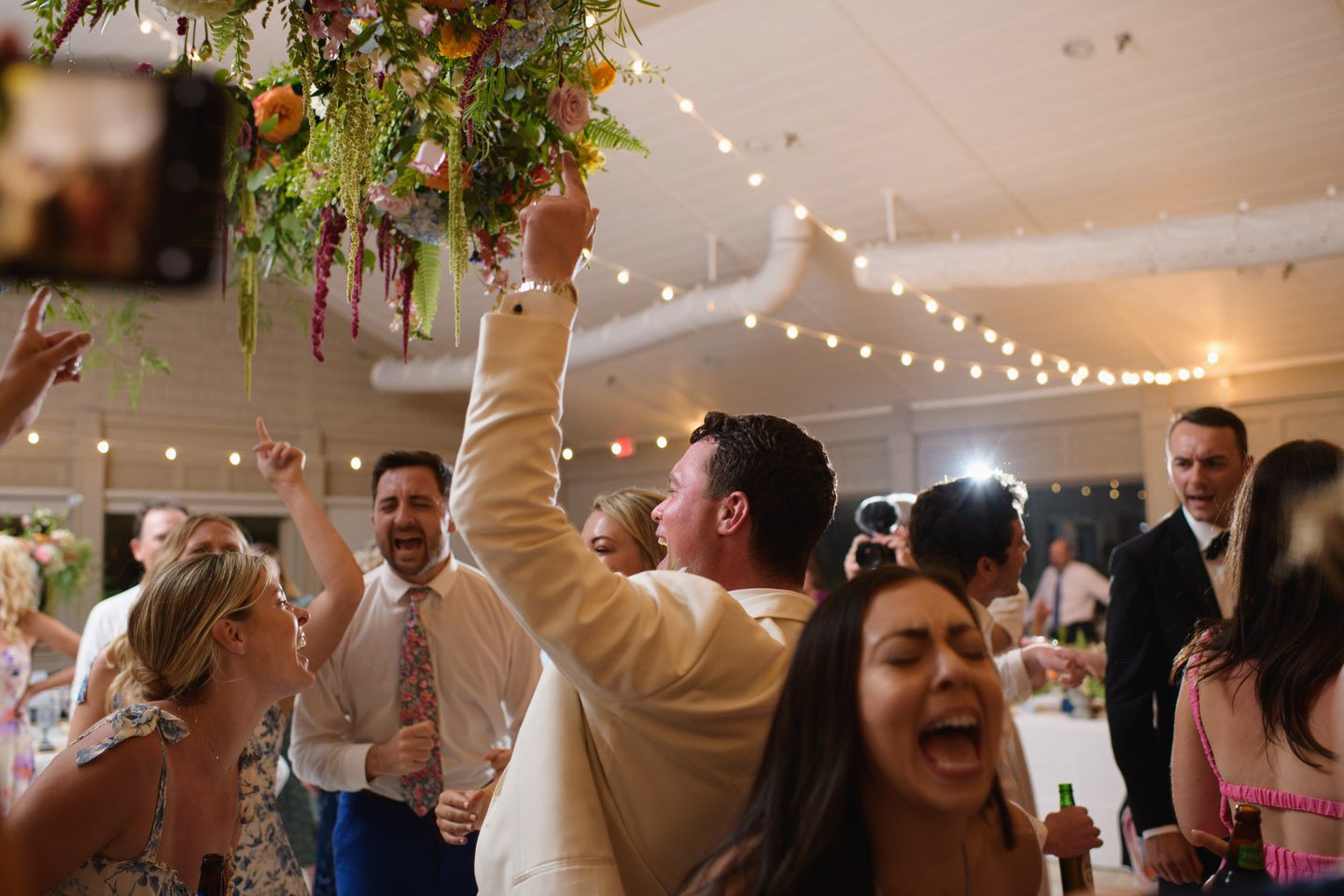 Outer Banks wedding reception at the Sanderling Resort