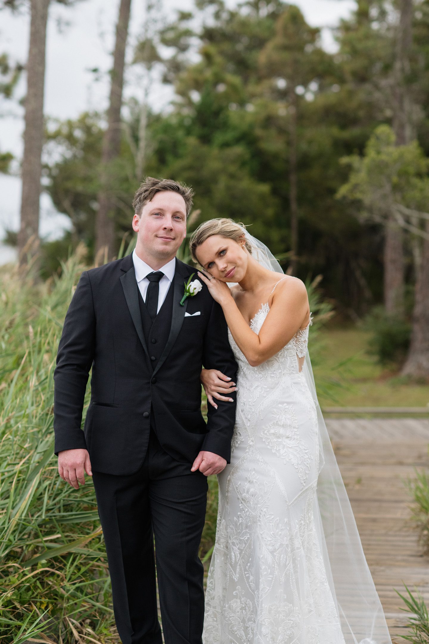 Outer Banks wedding photographer at Festival Park in Manteo