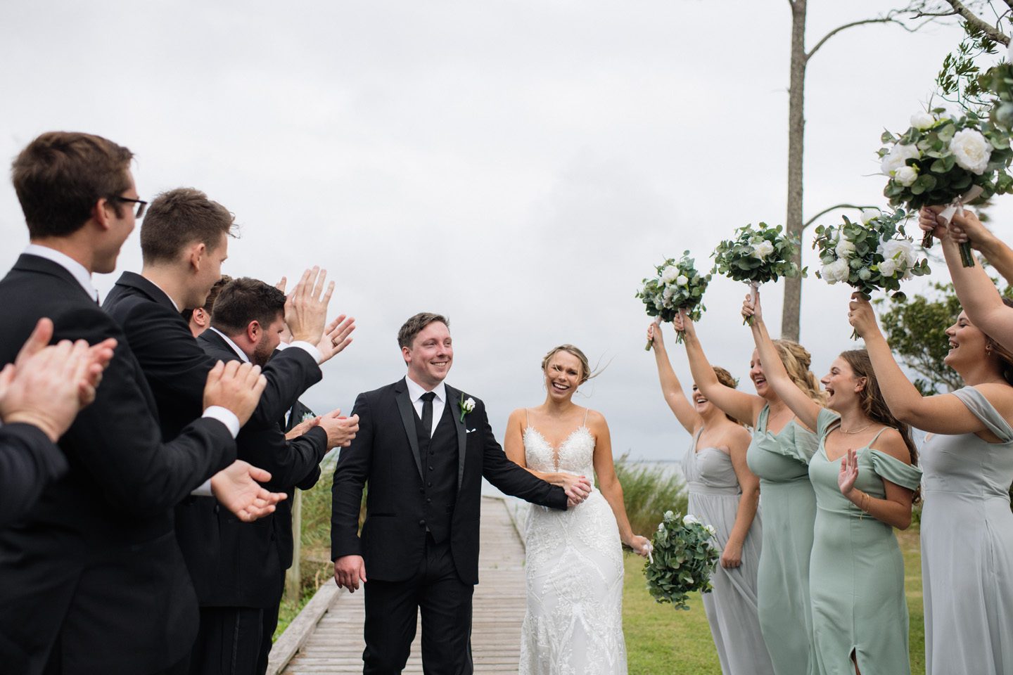 Outer Banks wedding photographer at Festival Park in Manteo