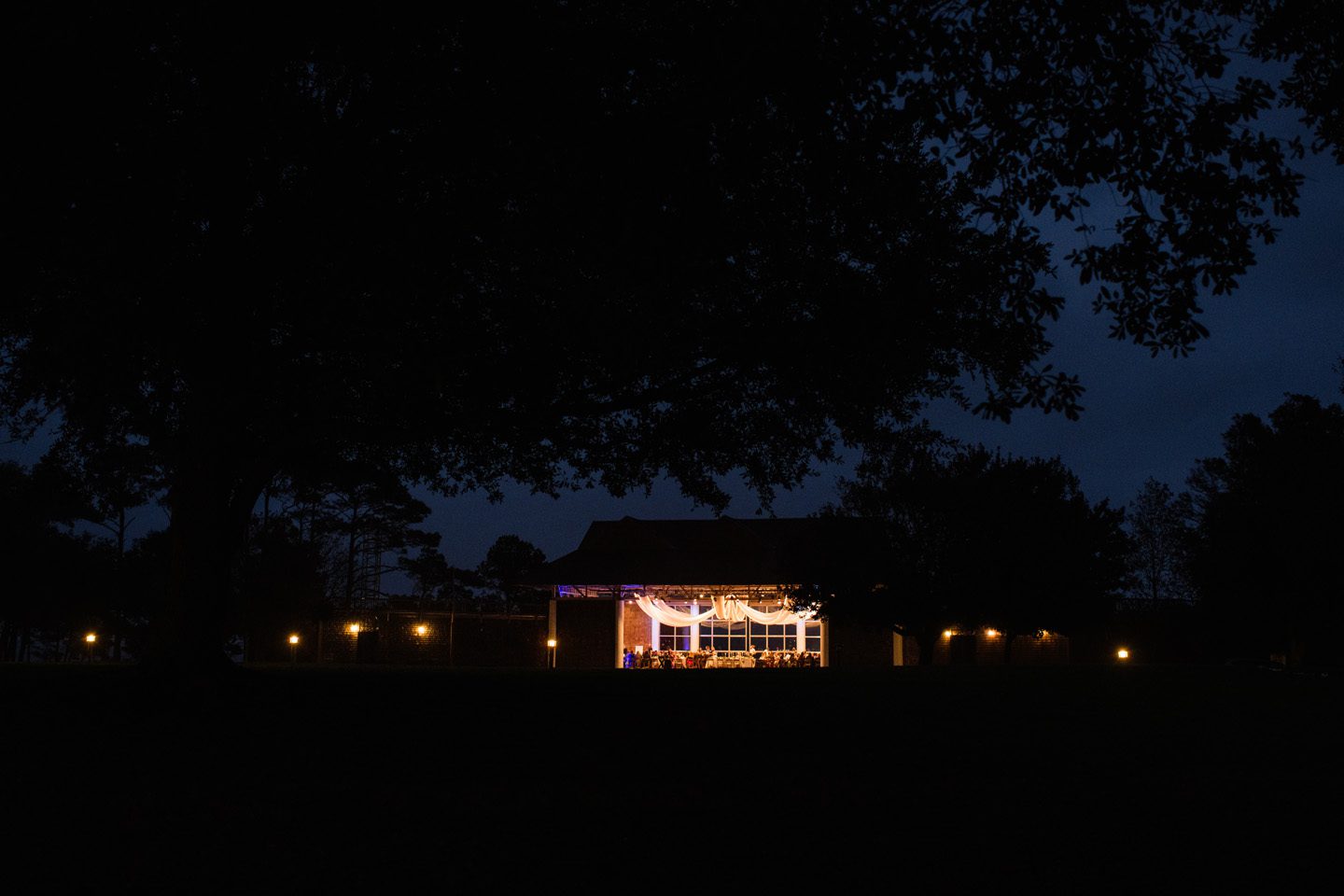 Outer Banks wedding reception at Festival Park in Manteo